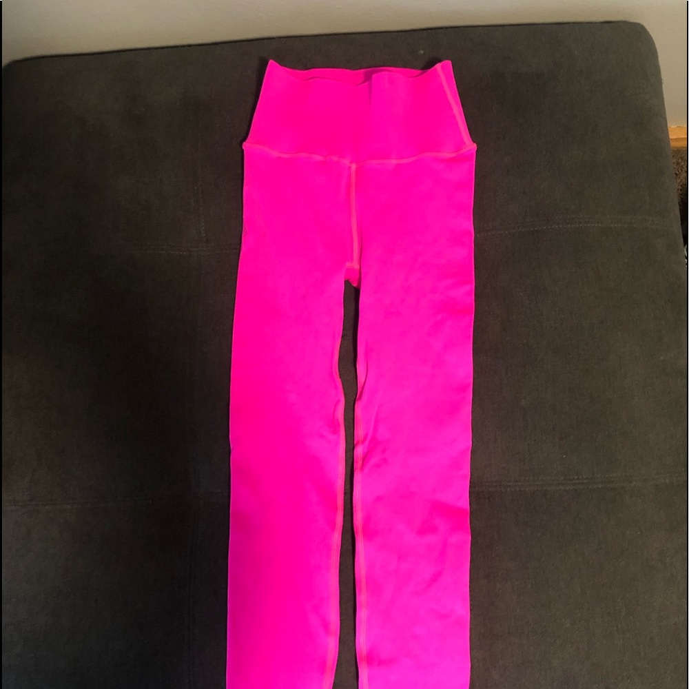 Fabletics neon pink leggings XS